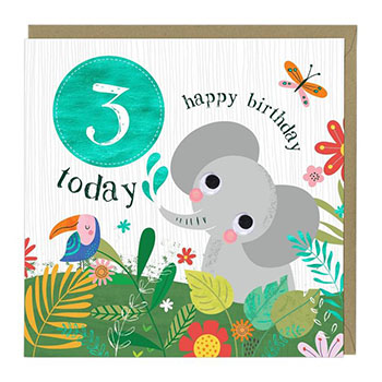 Card 3 Today Elephant